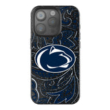 Pennsylvania State University Nittany Lions Paisley Black Bling Phone Case for Apple iPhone