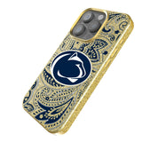 Pennsylvania State University Nittany Lions Paisley Bling Phone Case for Apple iPhone