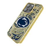 Pennsylvania State University Nittany Lions Paisley Bling Phone Case for Apple iPhone