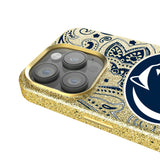 Pennsylvania State University Nittany Lions Paisley Bling Phone Case for Apple iPhone