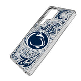 Pennsylvania State University Nittany Lions Paisley Clear Phone Case for Samsung Galaxy