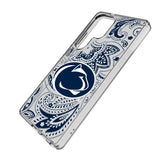 Pennsylvania State University Nittany Lions Paisley Clear Phone Case for Samsung Galaxy