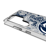 Pennsylvania State University Nittany Lions Paisley Clear Phone Case for Samsung Galaxy