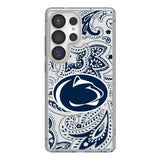 Pennsylvania State University Nittany Lions Paisley Clear Phone Case for Samsung Galaxy