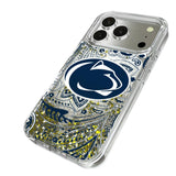 Pennsylvania State University Nittany Lions Paisley Glitter Phone Case for Apple iPhone