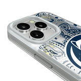 Pennsylvania State University Nittany Lions Paisley Glitter Phone Case for Apple iPhone