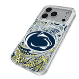 Pennsylvania State University Nittany Lions Paisley Glitter Phone Case for Apple iPhone