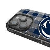 Pennsylvania State University Nittany Lions Plaid Black Bling Phone Case for Apple iPhone