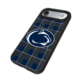 Pennsylvania State University Nittany Lions Plaid MagSafe Compatible Phone Case for Apple iPhone