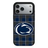 Pennsylvania State University Nittany Lions Plaid MagSafe Compatible Phone Case for Apple iPhone