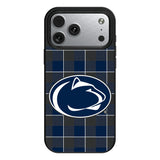 Pennsylvania State University Nittany Lions Plaid MagSafe Compatible Phone Case for Apple iPhone