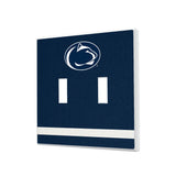 Pennsylvania State University Nittany Lions Stripe Hidden-Screw Light Switch Plate