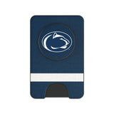 Pennsylvania State University Nittany Lions Stripe PopSockets MagSafe-Compatible PopWallet+
