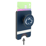 Pennsylvania State University Nittany Lions Stripe PopSockets MagSafe-Compatible PopWallet+