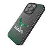 Philadelphia Eagles 1973-1995 Historic Collection Linen Black Bling Phone Case for Apple iPhone