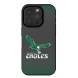 Philadelphia Eagles 1973-1995 Historic Collection Linen Bump Phone Case for Apple iPhone