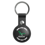 Philadelphia Eagles 1973-1995 Historic Collection Personalized Insignia Black Airtag Holder