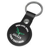 Philadelphia Eagles 1973-1995 Historic Collection Personalized Insignia Black Airtag Holder