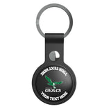 Philadelphia Eagles 1973-1995 Historic Collection Personalized Insignia Black Airtag Holder