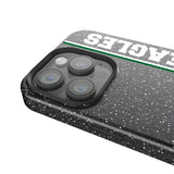 Philadelphia Eagles 1973-1995 Historic Collection Sidebar Black Bling Phone Case for Apple iPhone