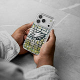 Philadelphia Eagles Brick Glitter Phone Case for Apple iPhone