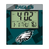 Philadelphia Eagles Color Block Wall Clock