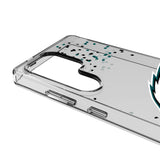 Philadelphia Eagles Confetti Clear Phone Case for Samsung Galaxy