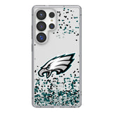 Philadelphia Eagles Confetti Clear Phone Case for Samsung Galaxy
