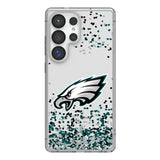 Philadelphia Eagles Confetti Clear Phone Case for Samsung Galaxy