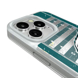 Philadelphia Eagles Field Glitter Phone Case for Apple iPhone
