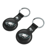 Philadelphia Eagles Insignia Black Airtag Holder 2-Pack