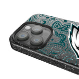 Philadelphia Eagles Paisley Black Bling Phone Case for Apple iPhone