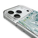 Philadelphia Eagles Paisley Glitter Phone Case for Apple iPhone