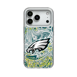 Philadelphia Eagles Paisley Glitter Phone Case for Apple iPhone