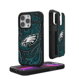 Philadelphia Eagles Paisley Rugged Phone Case for Apple iPhone