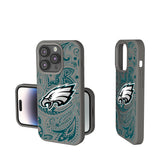 Philadelphia Eagles Paisley Soft Touch Phone Case for Apple iPhone