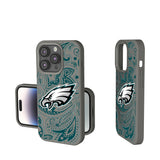 Philadelphia Eagles Paisley Soft Touch Phone Case for Apple iPhone