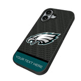 Philadelphia Eagles Personalized EndZone Plus Bump Phone Case for Apple iPhone