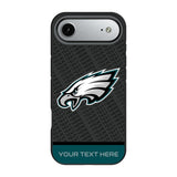 Philadelphia Eagles Personalized EndZone Plus Bump Phone Case for Apple iPhone