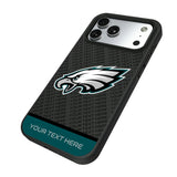 Philadelphia Eagles Personalized EndZone Plus Bump Phone Case for Apple iPhone