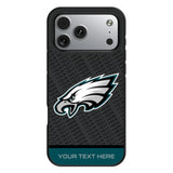 Philadelphia Eagles Personalized EndZone Plus Bump Phone Case for Apple iPhone