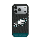 Philadelphia Eagles Personalized EndZone Plus Bump Phone Case for Apple iPhone