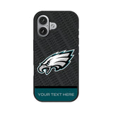 Philadelphia Eagles Personalized EndZone Plus Bump Phone Case for Apple iPhone