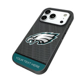 Philadelphia Eagles Personalized EndZone Plus Bump Phone Case for Apple iPhone