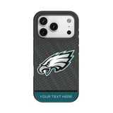 Philadelphia Eagles Personalized EndZone Plus Bump Phone Case for Apple iPhone