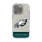 Philadelphia Eagles Personalized EndZone Plus Clear Phone Case for Apple iPhone