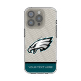 Philadelphia Eagles Personalized EndZone Plus Clear Phone Case for Apple iPhone
