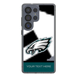 Philadelphia Eagles Personalized EndZone Plus Clear Phone Case for Samsung Galaxy