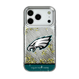 Philadelphia Eagles Personalized EndZone Plus Glitter Phone Case for Apple iPhone 17 Series