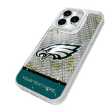 Philadelphia Eagles Personalized EndZone Plus Glitter Phone Case for Apple iPhone